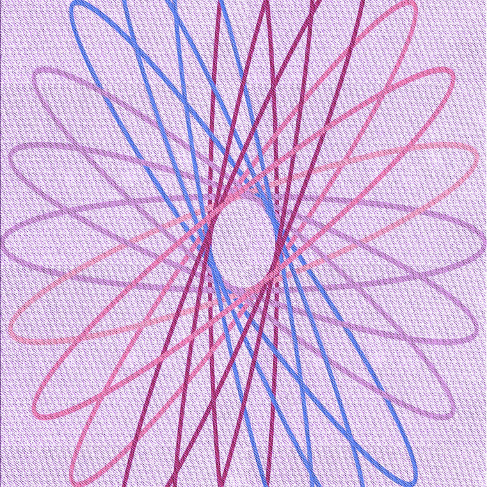 Patterned Purple Rug, pat3340pur