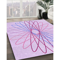 Patterned Purple Rug, pat3340pur