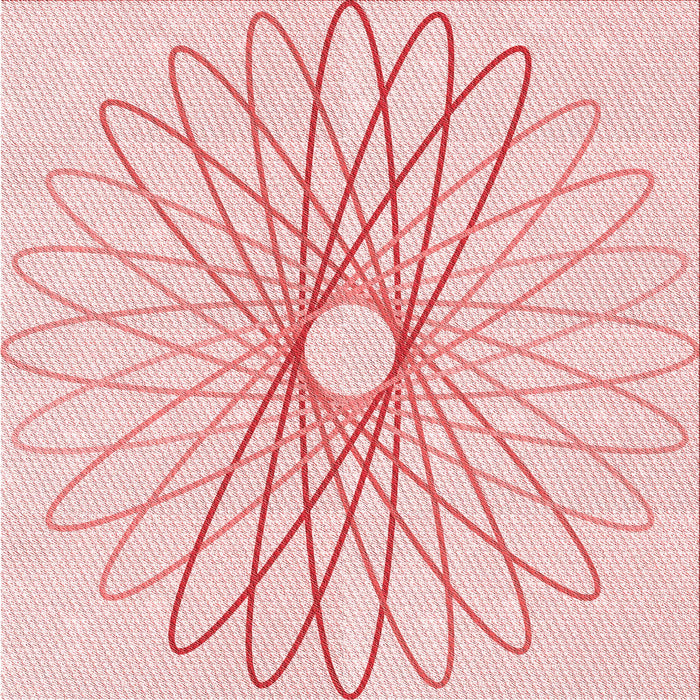 Round Machine Washable Transitional Light Rose Pink Rug, wshpat3340rd