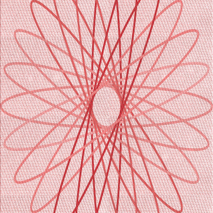 Patterned Light Rose Pink Rug, pat3340rd