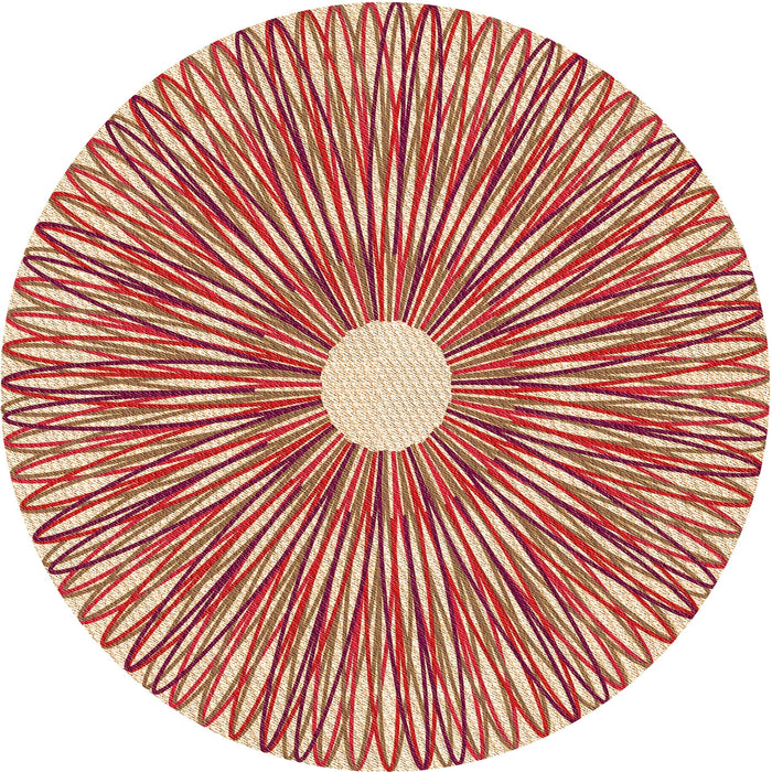 Square Machine Washable Transitional Red Rug in a Living Room, wshpat3341org