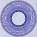 Round Patterned Blue Rug, pat3342blu