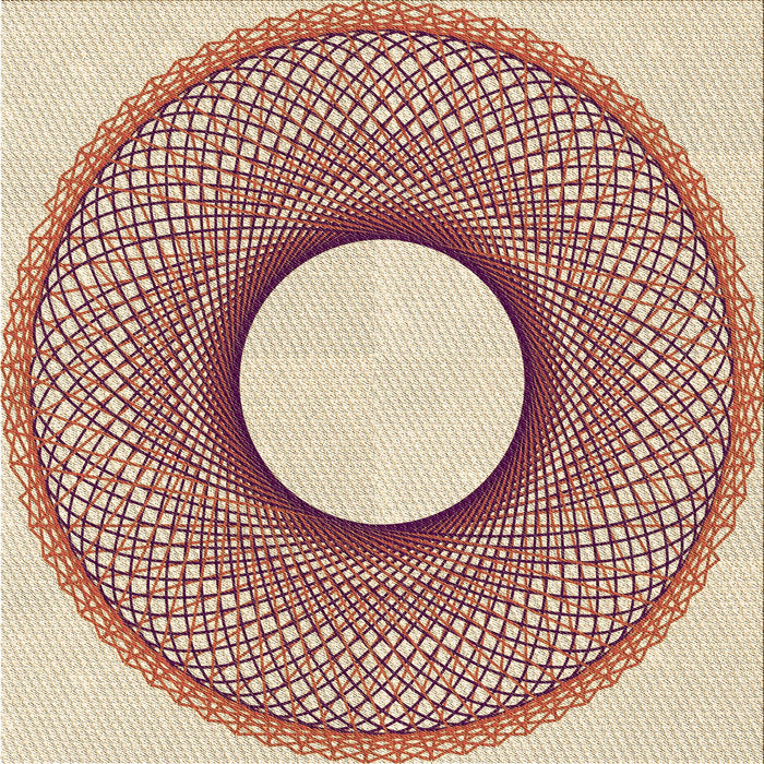 Round Machine Washable Transitional Golden Blonde Gold Rug, wshpat3342brn