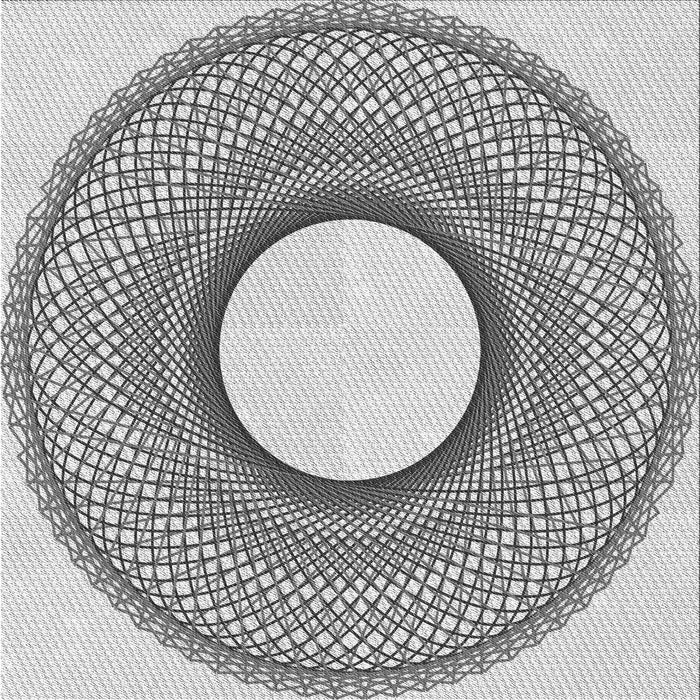 Round Machine Washable Transitional Gray Rug, wshpat3342gry