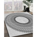 Patterned Gray Rug in Family Room, pat3342gry