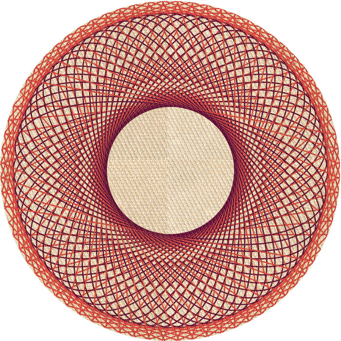 Square Patterned Khaki Gold Rug, pat3342org