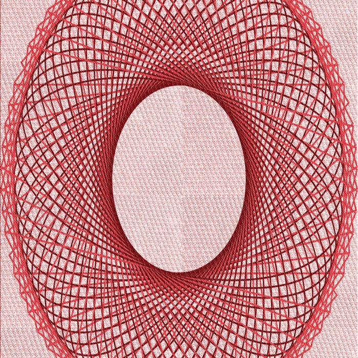 Patterned Pink Rug, pat3342rd