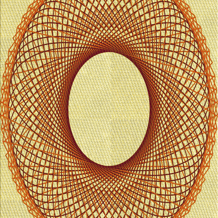 Patterned Mahogany Brown Rug, pat3342yw