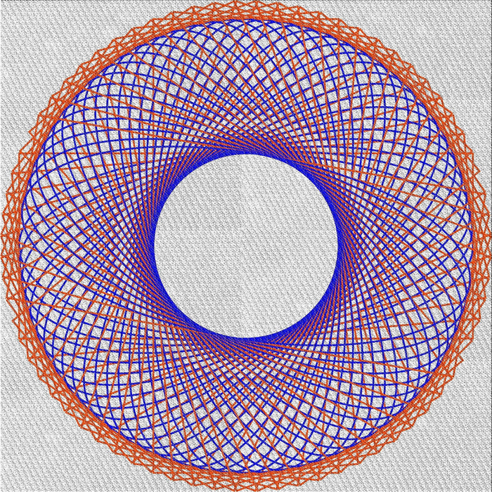 Square Patterned Purple Novelty Rug, pat3342