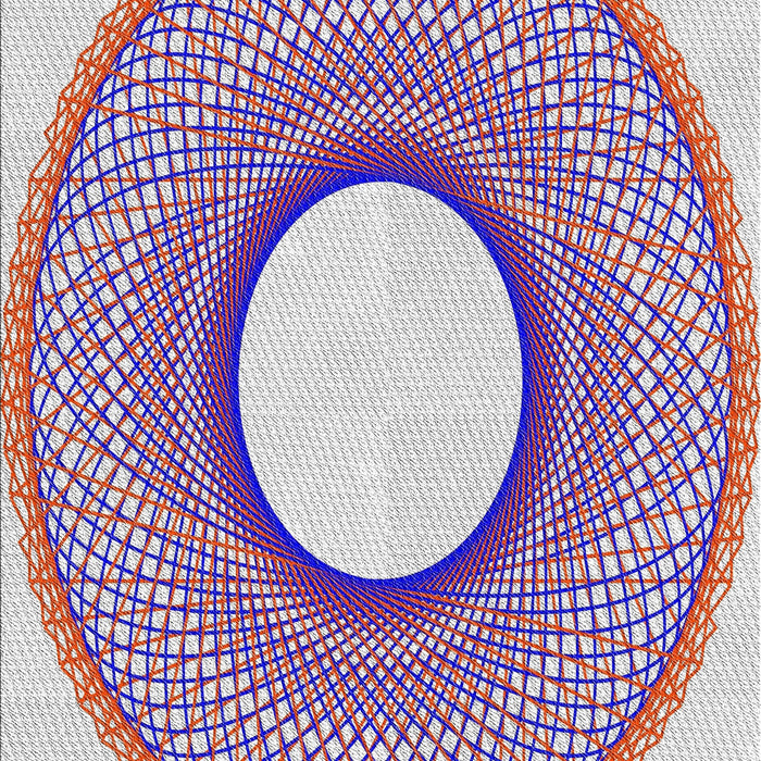 Patterned Purple Novelty Rug, pat3342