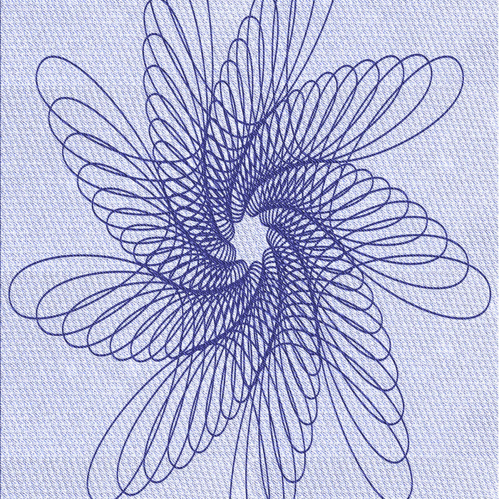 Patterned Lavender Blue Rug, pat3343blu