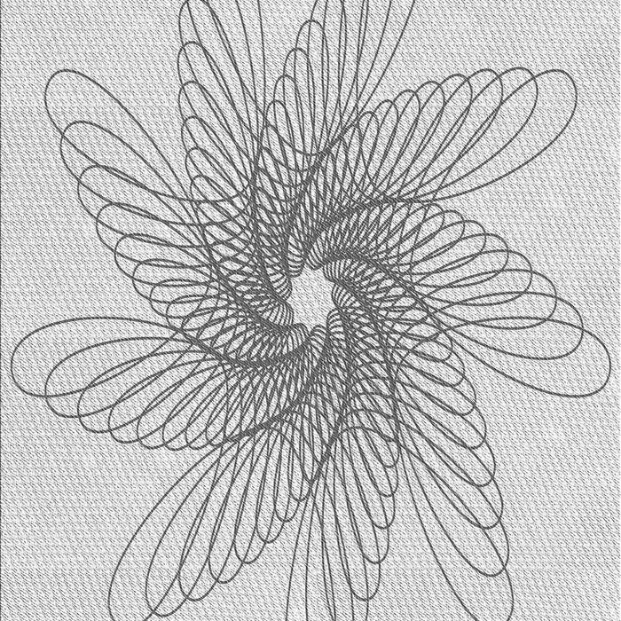 Machine Washable Transitional Platinum Gray Rug, wshpat3343gry