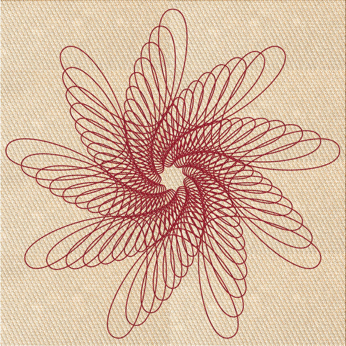 Round Machine Washable Transitional Orange Rug, wshpat3343org