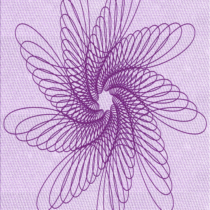 Patterned Purple Rug, pat3343pur