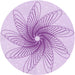 Square Patterned Purple Rug, pat3343pur