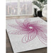Patterned Off-White Novelty Rug in Family Room, pat3343