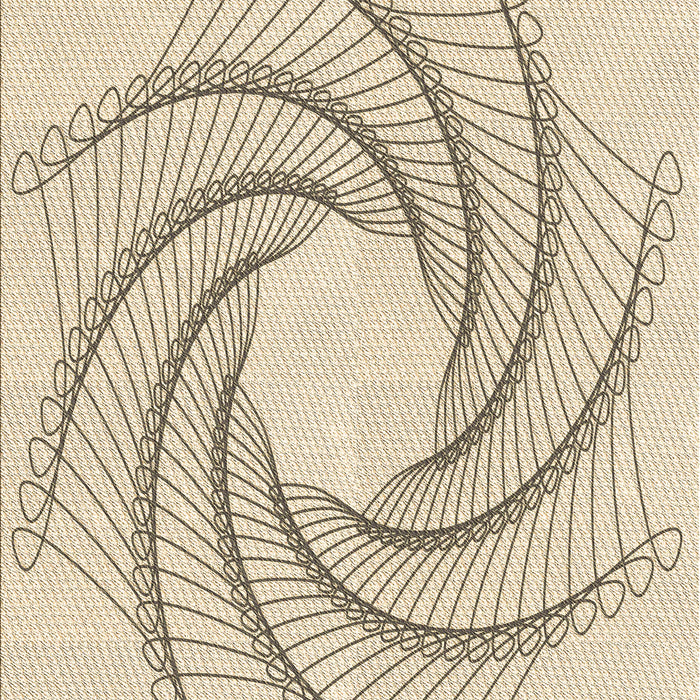 Patterned Brown Rug, pat3344brn