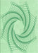 Patterned Mint Green Rug, pat3344grn