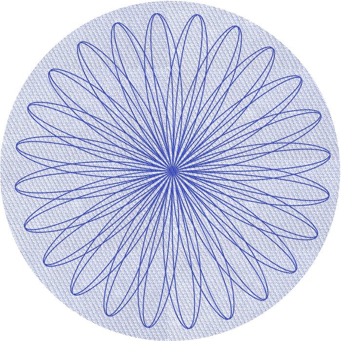 Square Patterned Lavender Blue Rug, pat3345blu