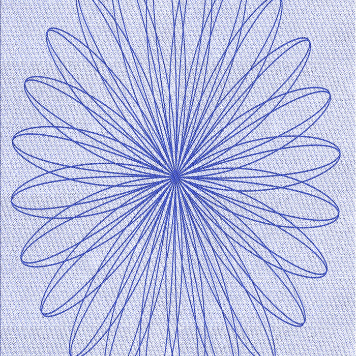 Machine Washable Transitional Lavender Blue Rug, wshpat3345blu