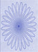 Patterned Lavender Blue Rug, pat3345blu
