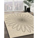 Patterned Moccasin Beige Rug in Family Room, pat3345brn