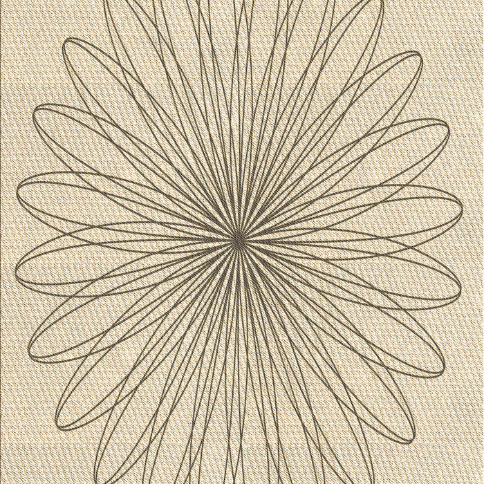 Patterned Moccasin Beige Rug, pat3345brn