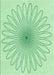 Patterned Mint Green Rug, pat3345grn