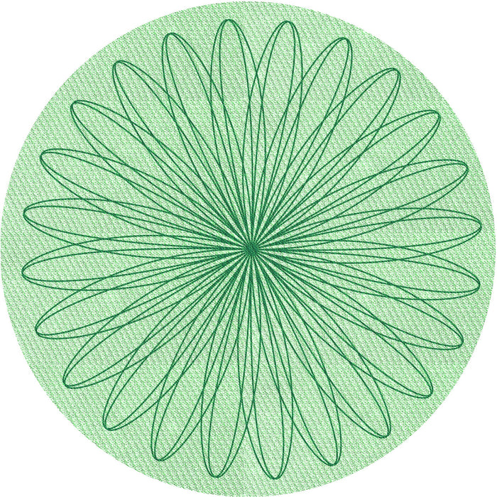 Square Patterned Mint Green Rug, pat3345grn