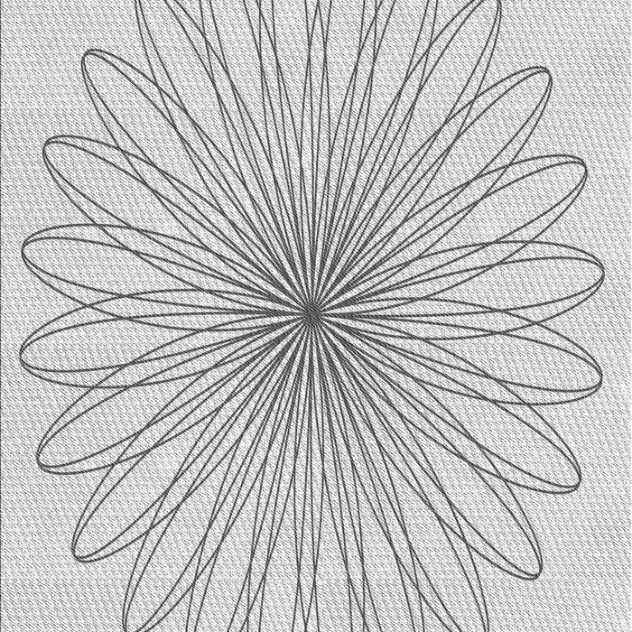 Patterned Platinum Gray Rug, pat3345gry