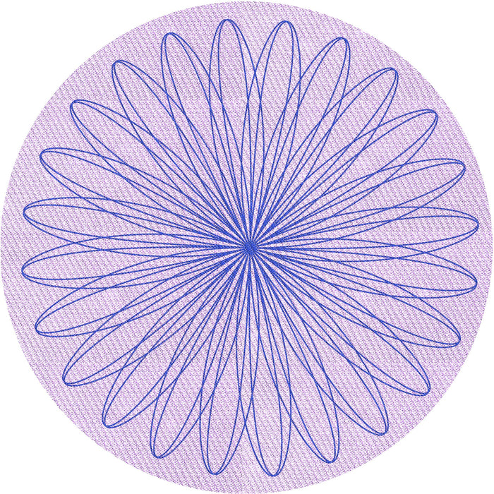 Square Machine Washable Transitional Purple Mimosa Purple Rug in a Living Room, wshpat3345pur