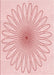Patterned Pastel Red Pink Rug, pat3345rd