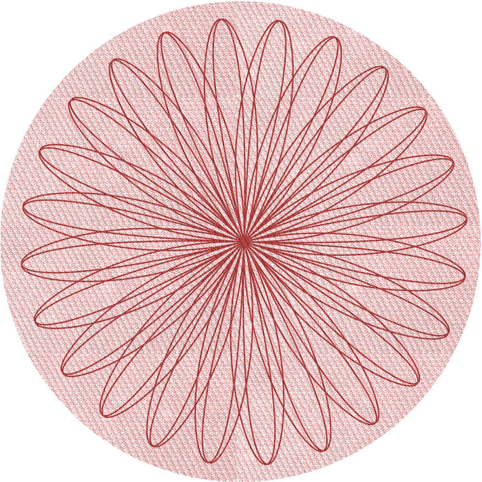 Square Patterned Pastel Red Pink Rug, pat3345rd