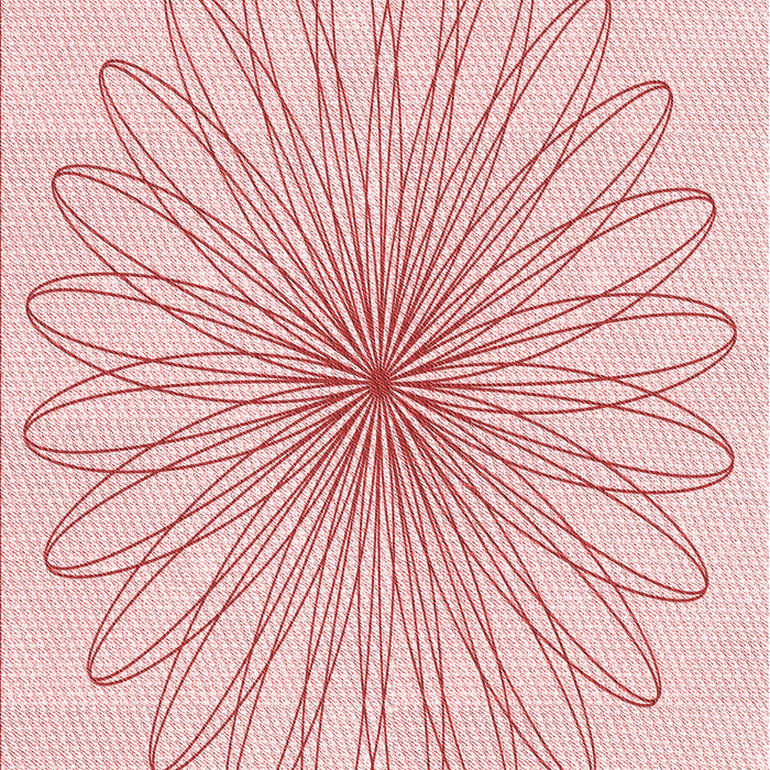 Machine Washable Transitional Pastel Red Pink Rug, wshpat3345rd