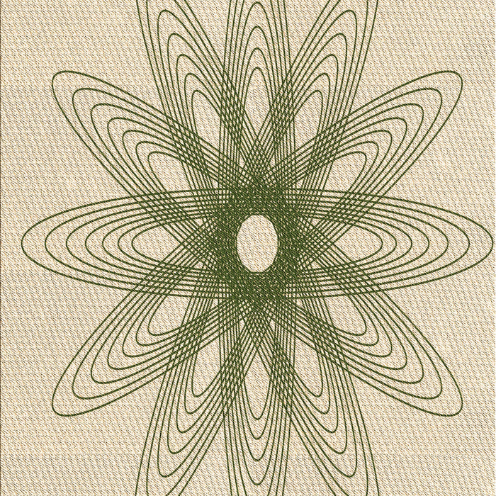 Patterned Moccasin Beige Rug, pat3346brn