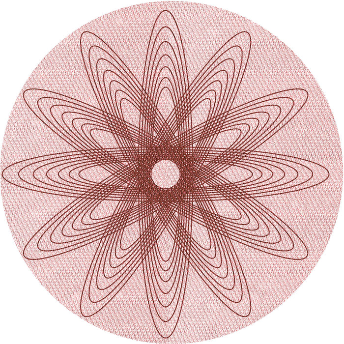 Square Patterned Pink Rug, pat3346rd