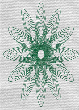 Patterned Sage Green Novelty Rug, pat3346