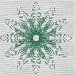 Square Patterned Sage Green Novelty Rug, pat3346