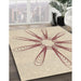 Machine Washable Transitional Light Copper Gold Rug in a Family Room, wshpat3347brn