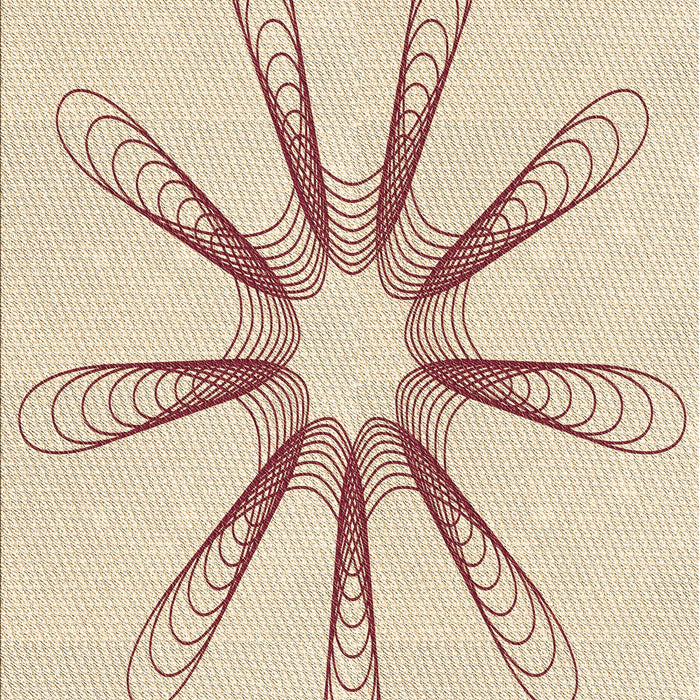 Machine Washable Transitional Light Copper Gold Rug, wshpat3347brn