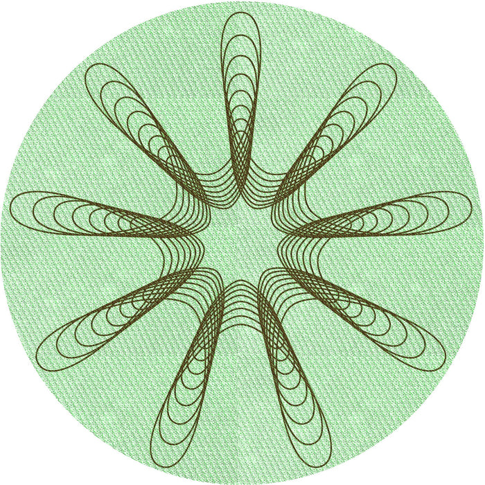 Square Patterned Mint Green Rug, pat3347grn