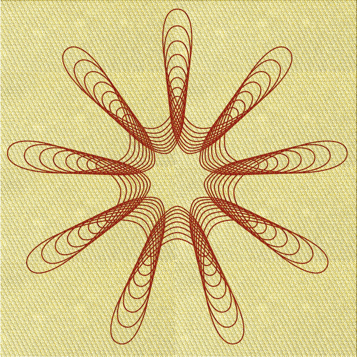 Round Machine Washable Transitional Sun Yellow Rug, wshpat3347yw