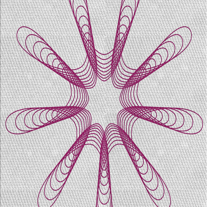 Patterned Off-White Novelty Rug, pat3347