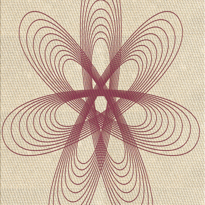 Patterned Light Copper Gold Rug, pat3348brn