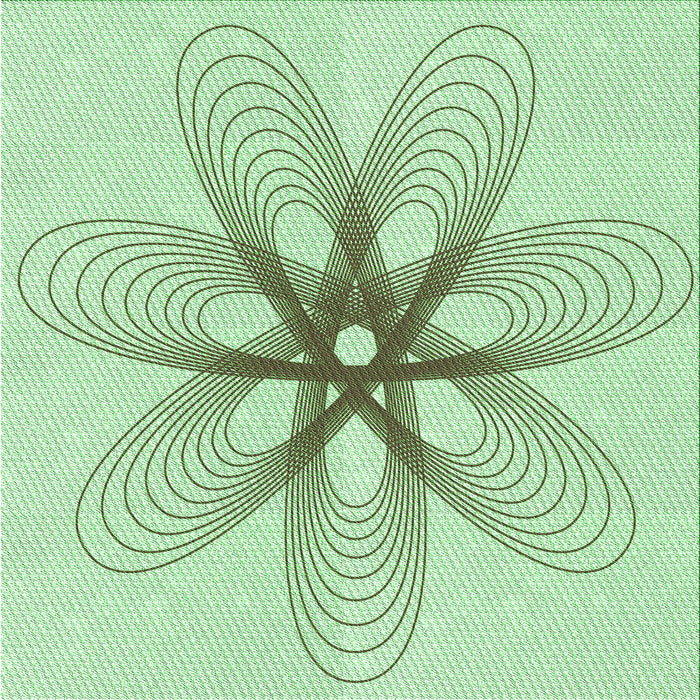 Round Machine Washable Transitional Mint Green Rug, wshpat3348grn