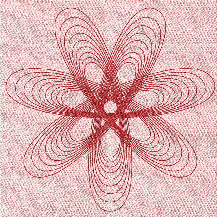 Round Machine Washable Transitional Pink Rug, wshpat3348rd