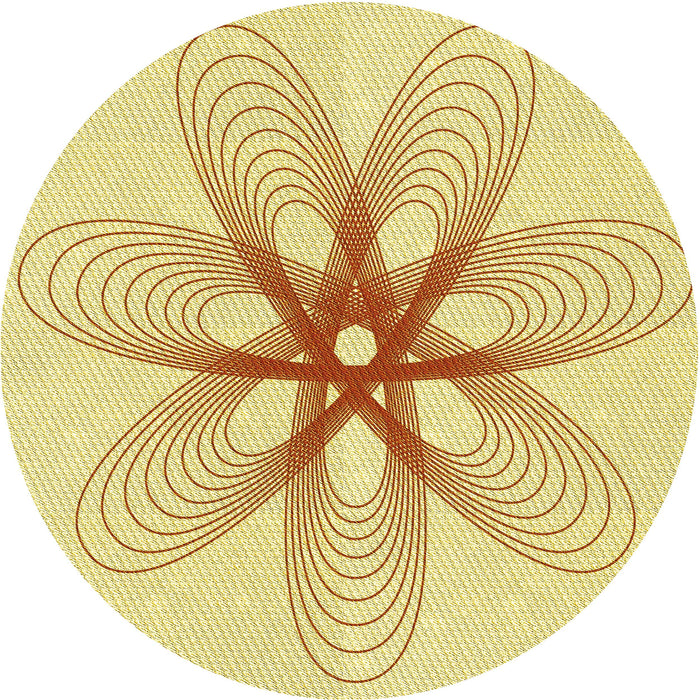 Square Patterned Sun Yellow Rug, pat3348yw