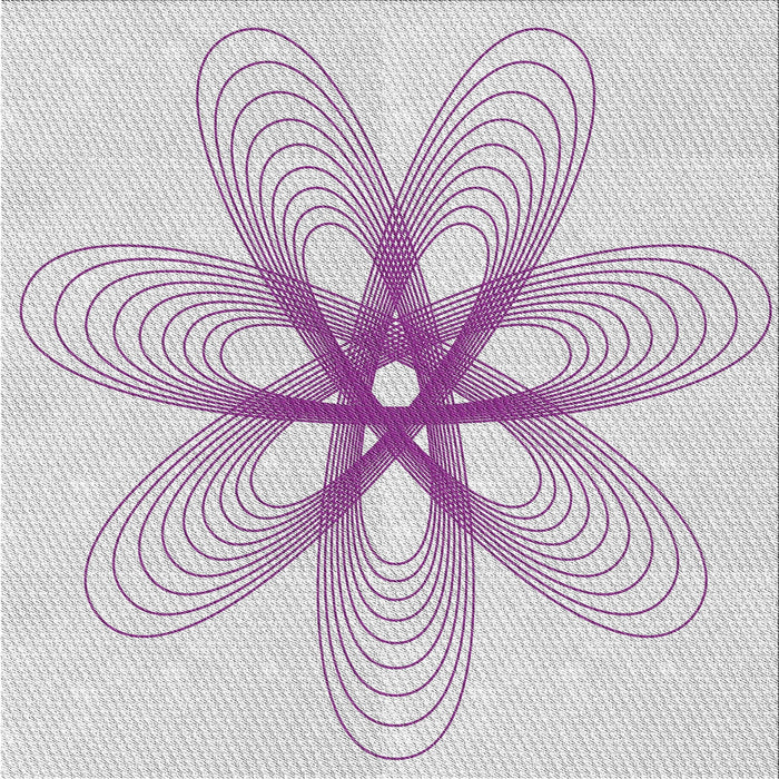 Sideview of Machine Washable Transitional Lavender Purple Rug, wshpat3348