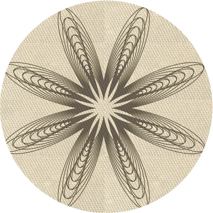 Square Patterned Wheat Beige Rug, pat3349brn