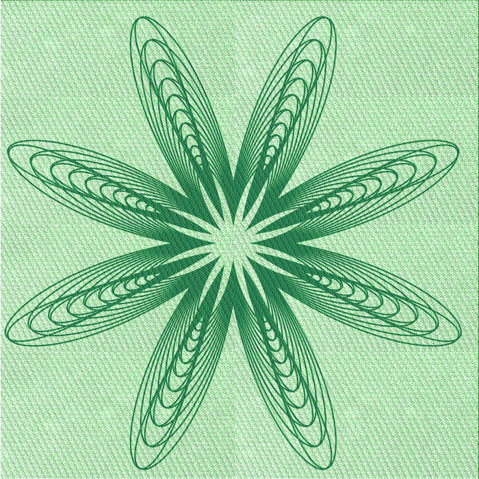 Round Machine Washable Transitional Mint Green Rug, wshpat3349grn